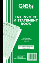Staedtler INVOICE/STATEMENT Book 9572 8x5 Duplicate Carbonless 50LF (Pack 5)