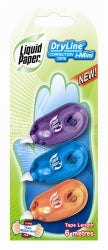 Liquid Paper Correction Tape Liquid Paper Dryline I-MINI PK3 (Box 6)