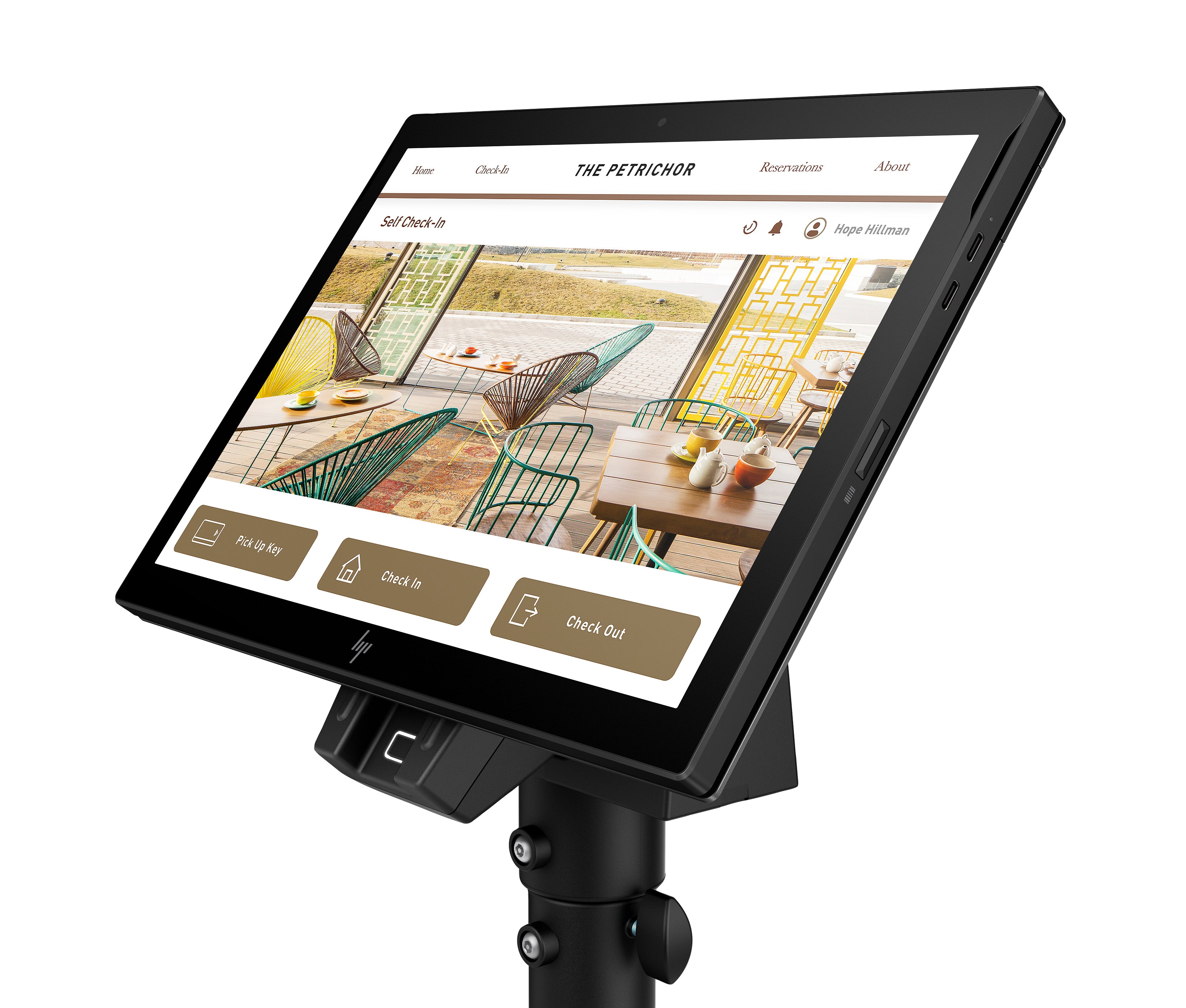 HP Engage Go Height Adjustable Pole