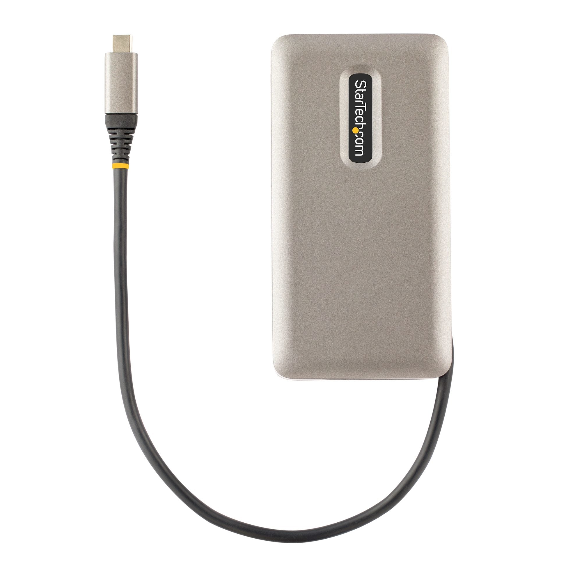 StarTech.com USB-C Multiport Adapter, 4K 60Hz HDMI 2.0b, HDR, USB 3.2 Gen 2 10Gbps Hub (2xUSB-C, 1xUSB-A), 100W PD Pass-Through, Mini Travel Dock, 12"/30cm Cable, Laptop Docking Station