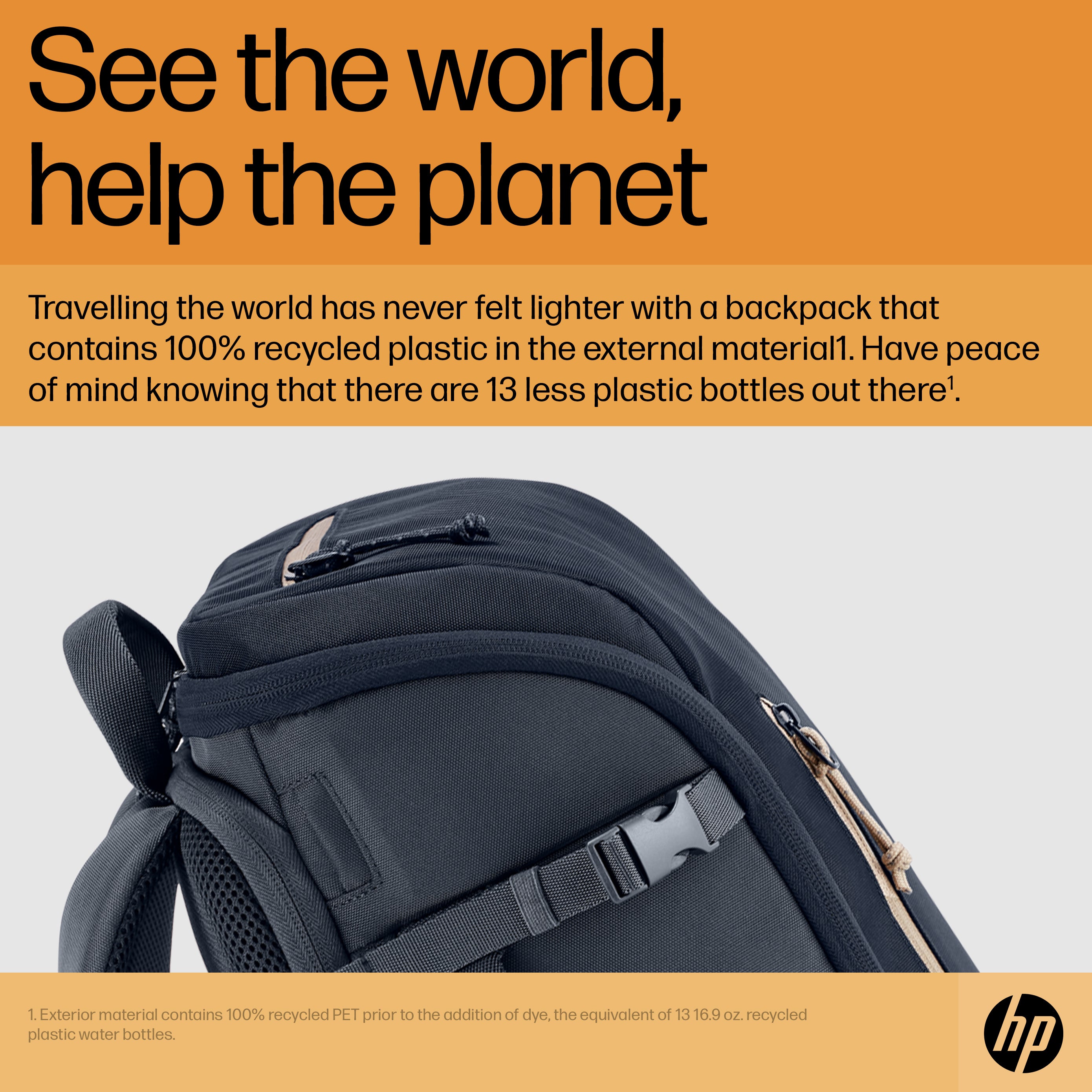 HP Travel 25 Liter 15.6 Iron Grey Laptop Backpack