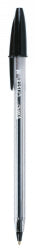 Bic Pen Ballpoint Cristal Med Black Bx12 (Each)