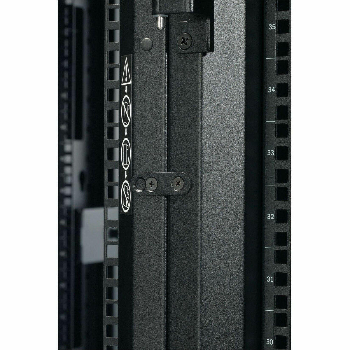 APC by Schneider Electric NetShelter 42U Enclosed Cabinet Rack Cabinet for Storage, Server - 482.60 mm Rack Width - Black - TAA Compliant - Alternate view 13