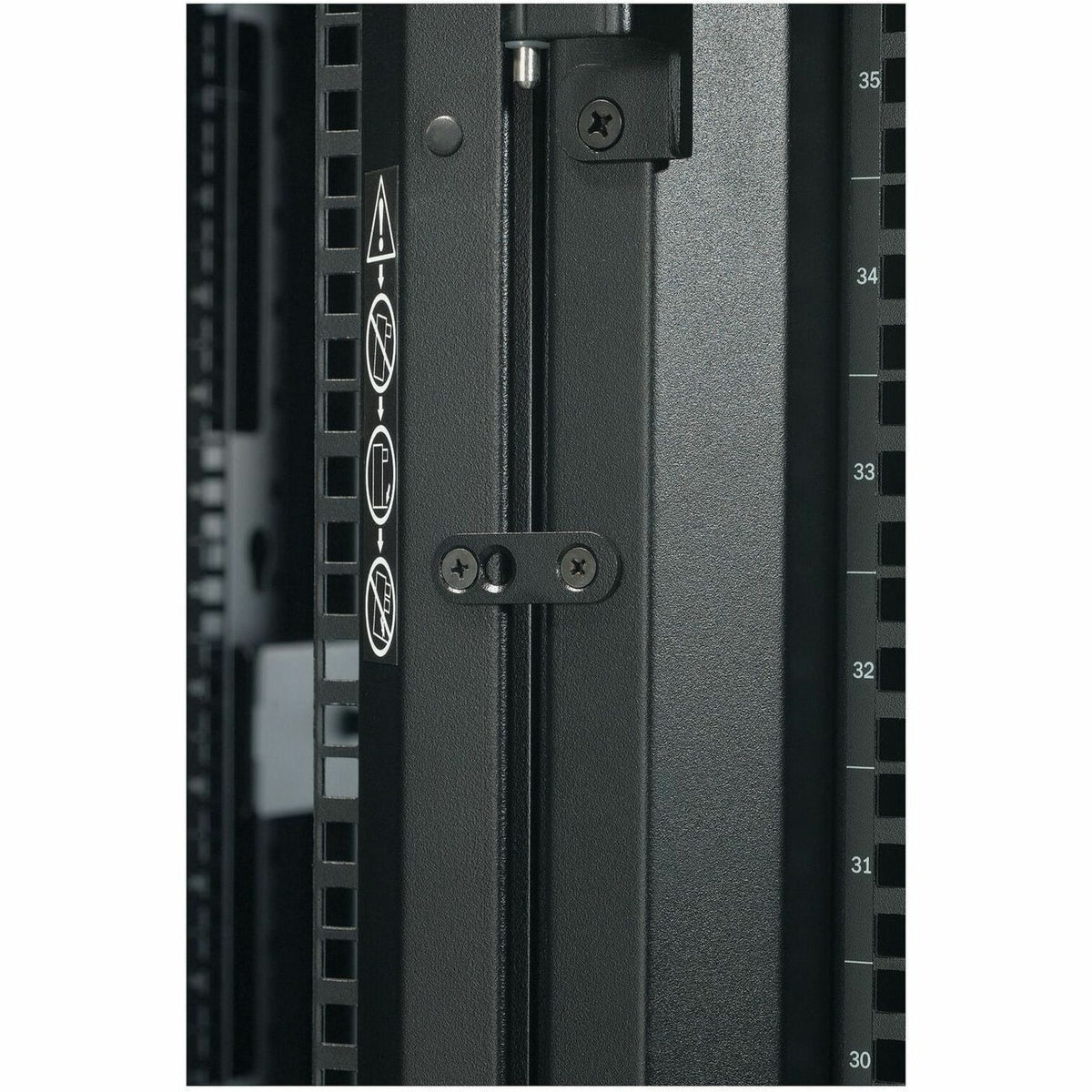 APC by Schneider Electric NetShelter 42U Enclosed Cabinet Rack Cabinet for Storage, Server - 482.60 mm Rack Width - Black - TAA Compliant - Alternate view 12