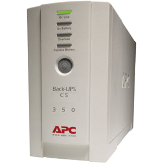 APC by Schneider Electric Back-UPS BK350EI Standby UPS - 350 VA/210 W - Left view