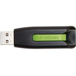 Verbatim Store 'n' Go V3 16 GB USB 3.0 Flash Drive - Green, Black - Top view