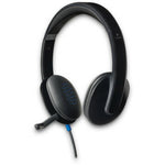 Logitech H540 Wired Over-the-head Stereo Headset - Black - Right view