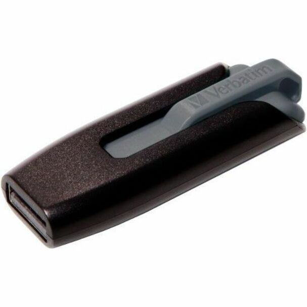 Verbatim Store 'n' Go V3 64 GB USB 3.2 (Gen 1) Type A Flash Drive - Grey - Left view