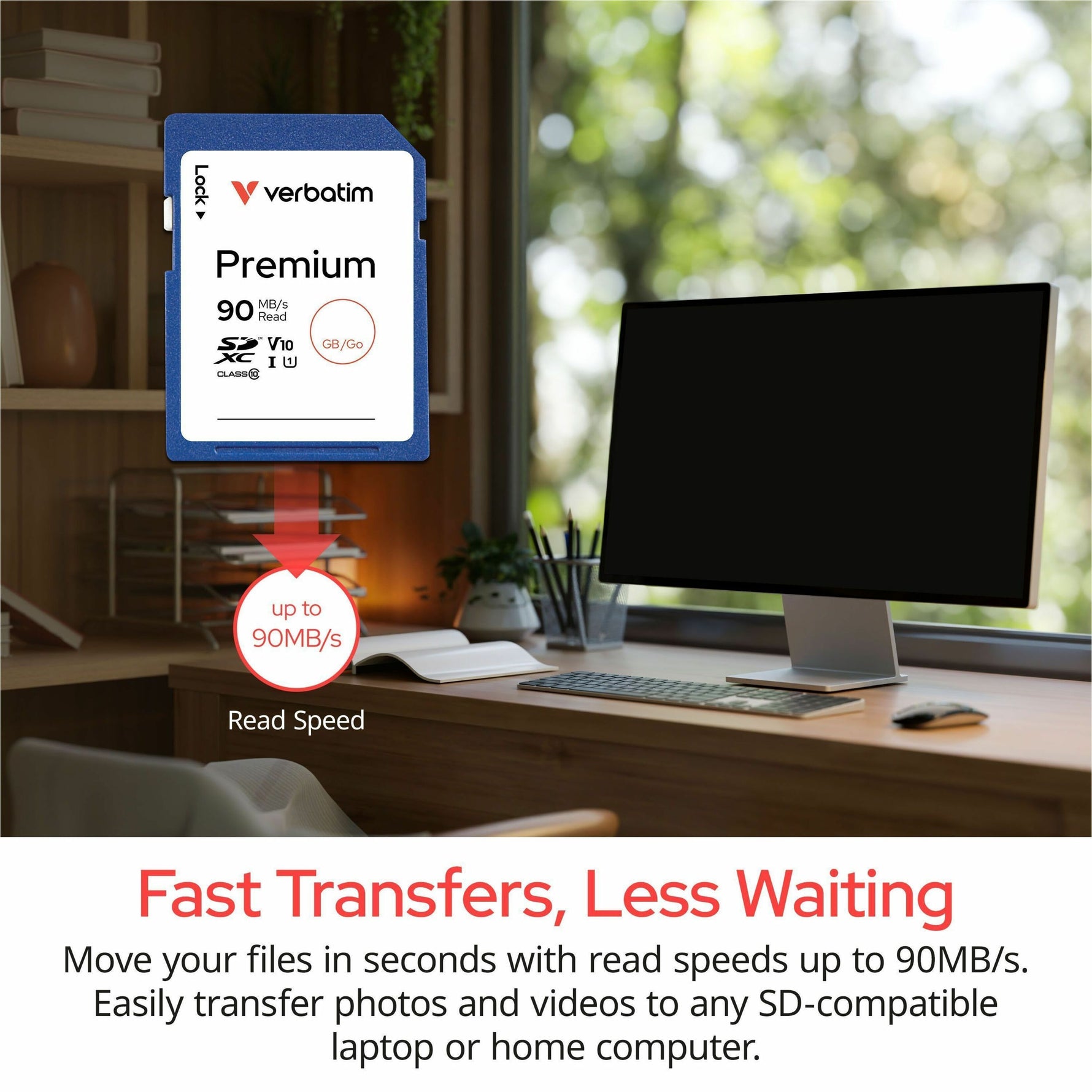 Verbatim Premium 128 GB Class 10/UHS-I (U1) SDXC - 1 Each - TAA Compliant - Alternate view 8