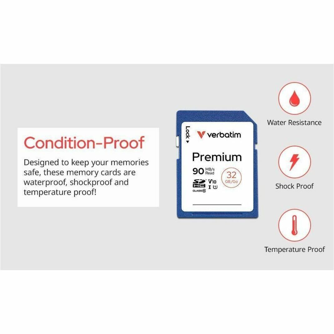 Verbatim Premium 128 GB Class 10/UHS-I (U1) SDXC - 1 Each - TAA Compliant - Alternate view 12