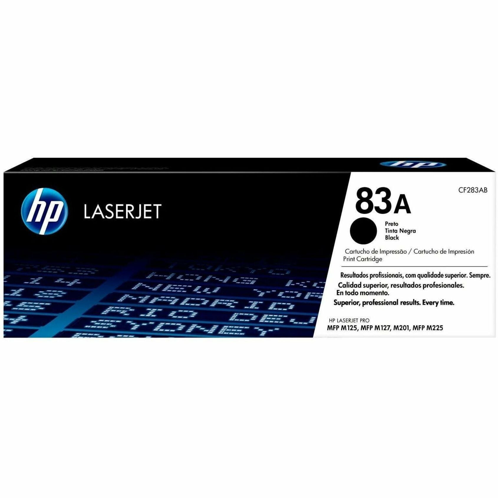 HP 83A (CF283A) Original Laser Toner Cartridge - Single Pack - Black - 1 Each