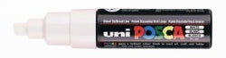 POSCA Uni Marker PC8K Chisel White (Box 6)