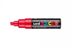 POSCA Uni Marker PC8K Chisel Tip Red (Each)