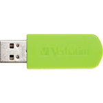 Verbatim Store 'n' Go Mini 64 GB USB 2.0 Flash Drive - Eucalyptus Green - Top view