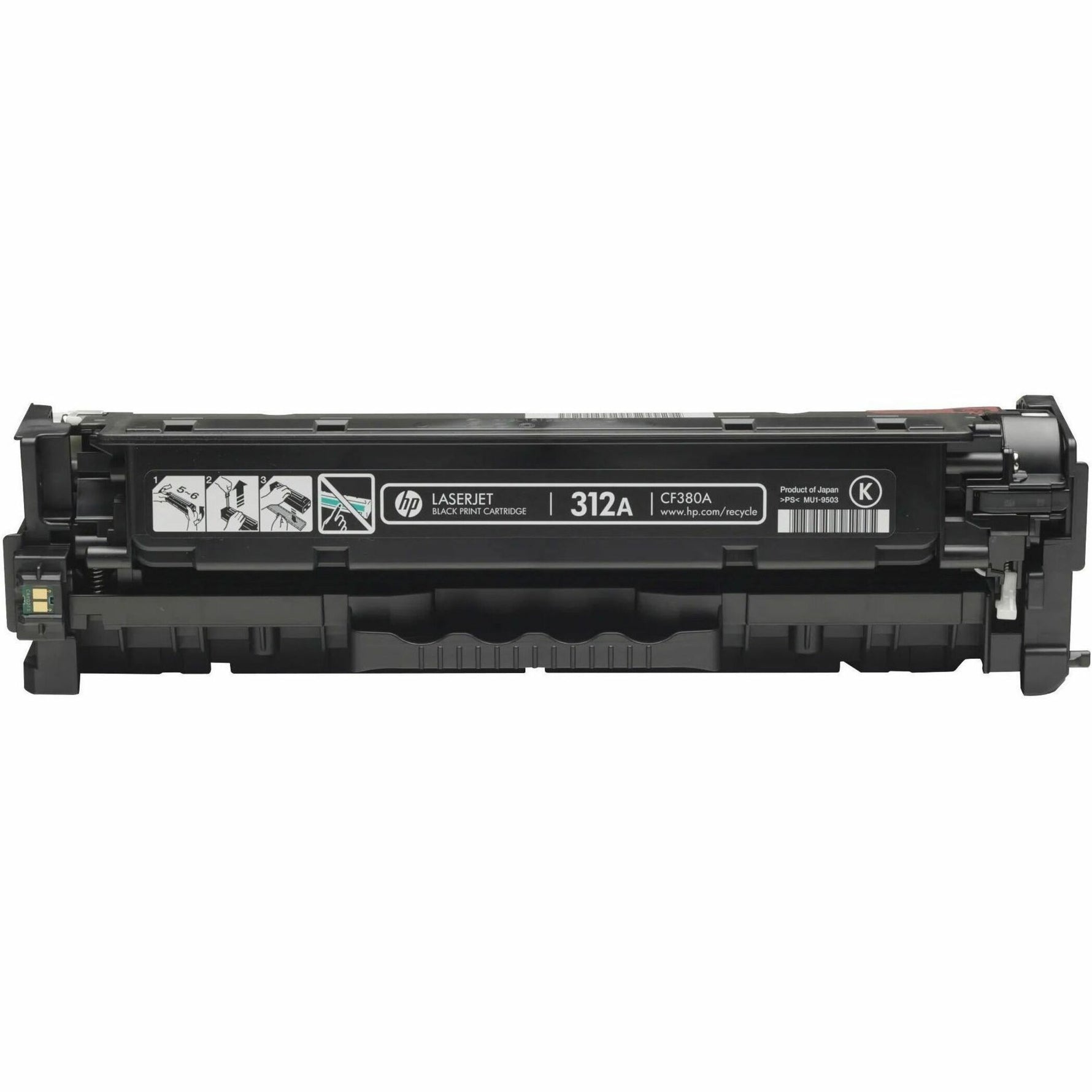 HP 312A Original Laser Toner Cartridge - Black - 1 Each
