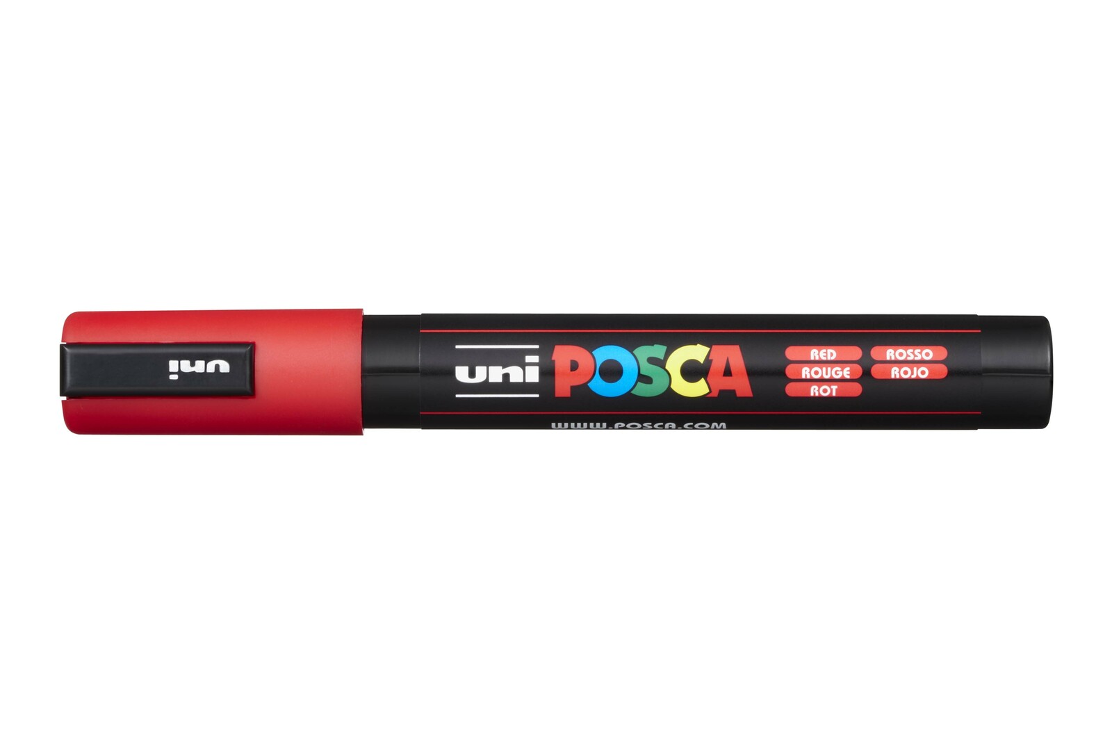 POSCA Uni Marker PC5M Bullet Tip Red (Each)