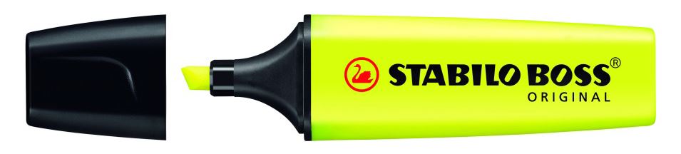 Stabilo Highlighter Boss Yellow Bx10 (Each)
