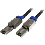 StarTech.com 1m External Mini SAS Cable - Serial Attached SCSI SFF-8088 to SFF-8088 - Left view