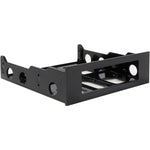 StarTech.com 3.5' to 5.25' Front Bay Mounting Bracket - Desktop Front Bay Adapter - Black - Right view
