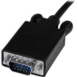 StarTech.com 15ft (4.6m) DisplayPort to VGA Cable, Active DisplayPort to VGA Adapter Cable, 1080p Video, DP to VGA Monitor Converter Cable - Left view