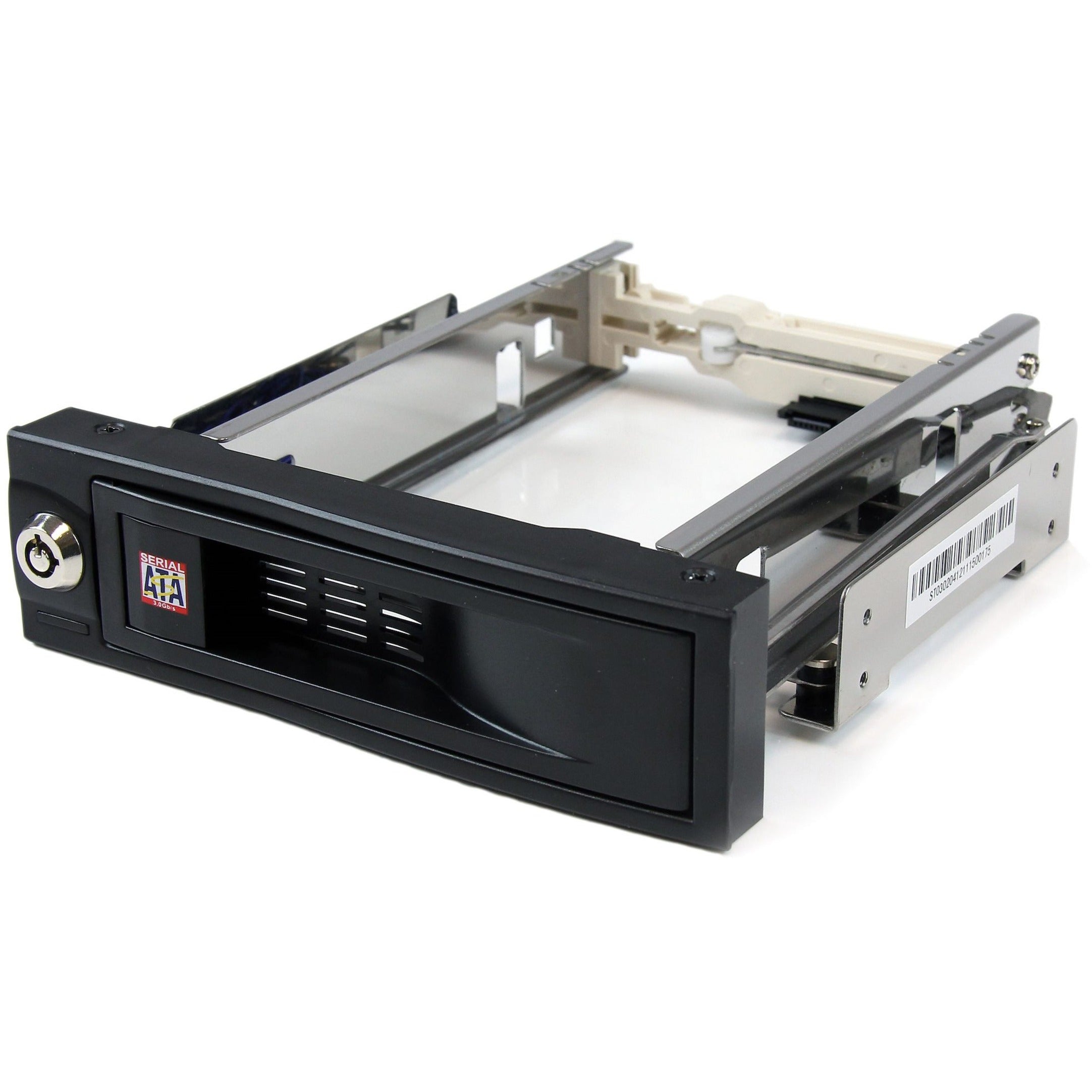StarTech.com HSB100SATBK Drive Bay Adapter for 5.25' SATA/600 - Serial ATA/600 Host Interface Internal - Black
