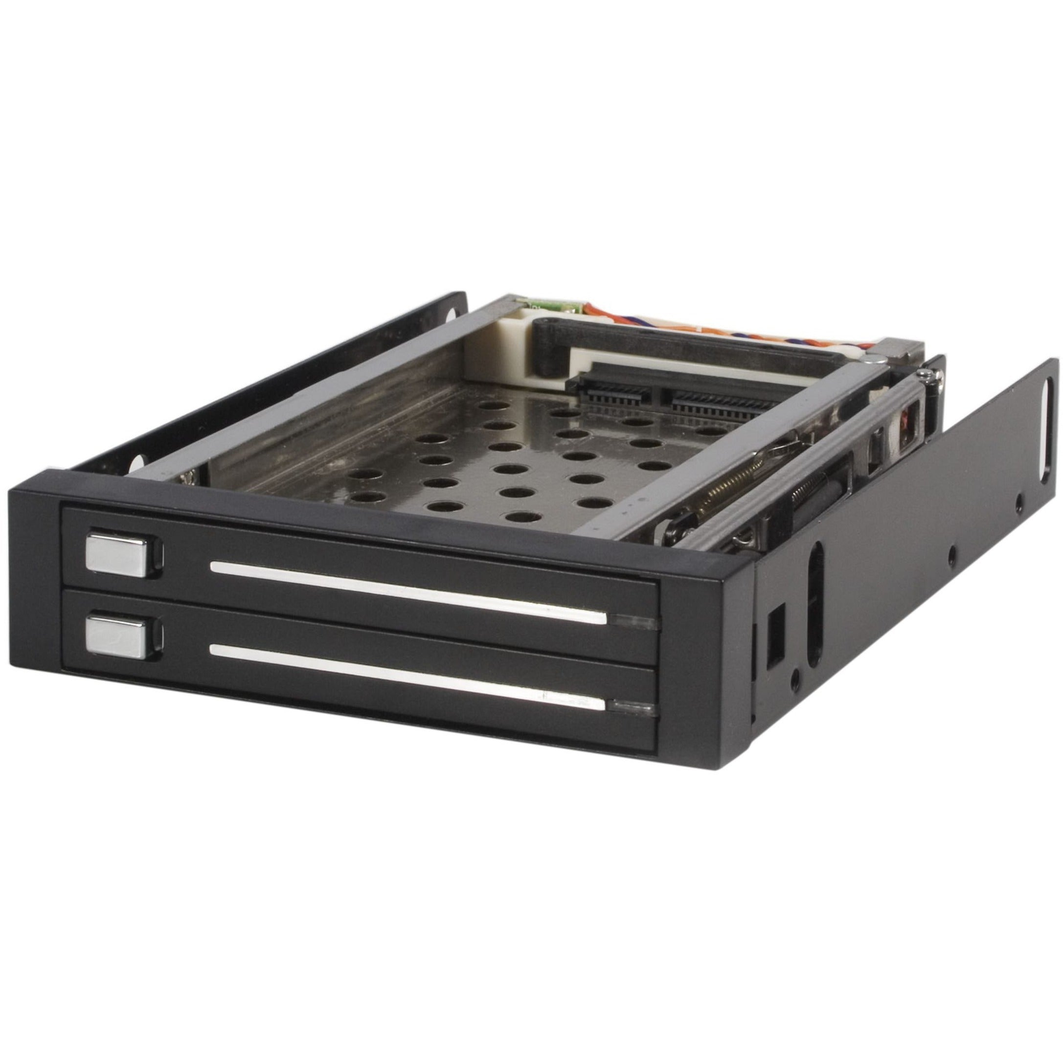 StarTech.com Drive Enclosure for 3.5' SATA/600 - Serial ATA/600 Host Interface Internal - Black