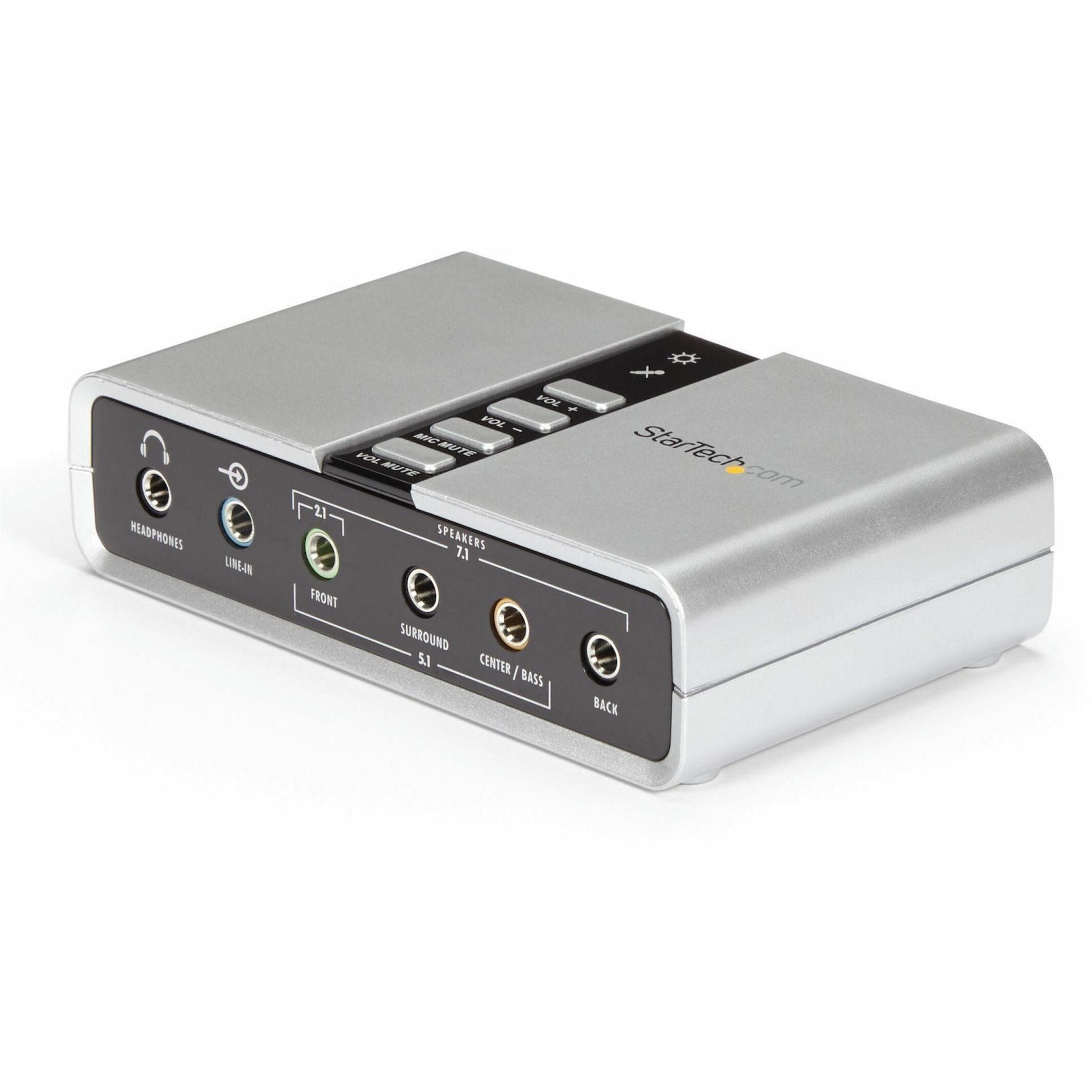 StarTech.com External Sound Box - 16 bit DAC Data Width - 7.1 Sound Channels - External