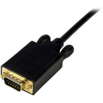 StarTech.com 6ft Mini DisplayPort to VGA Cable, Active Mini DP to VGA Adapter Cable, 1080p, mDP 1.2 to VGA Monitor/Display Converter Cable - Left view