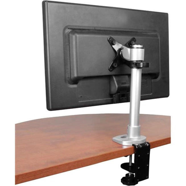 StarTech.com Single Monitor Desk Mount, Height Adjustable Monitor Mount, Up to 30' (30.9lb/14kg) VESA Mount Monitors, Desk/Grommet Mount - Left view