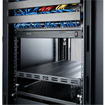 StarTech.com 1U 4-Post 19.5 to 38in Adjustable Mounting Depth Vented Rack Mount Shelf - Heavy Duty Fixed Rack Shelf - 330lbs / 150kg - 27.5in Deep - Alternate view 7