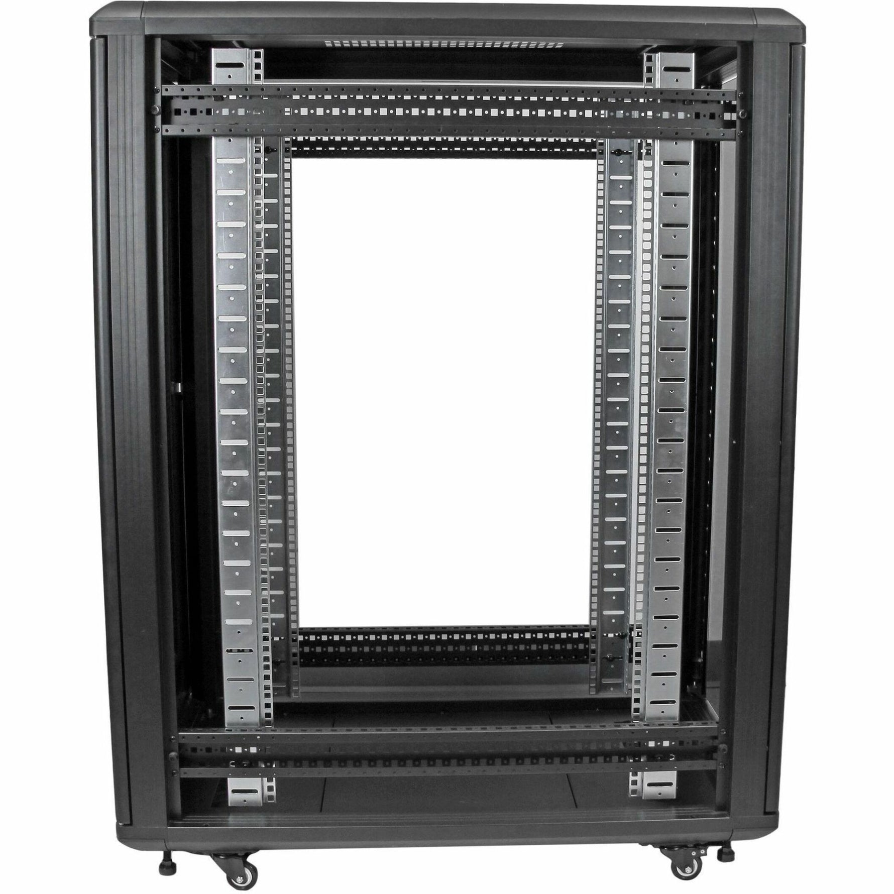 StarTech.com 4-Post 22U Server Rack Cabinet, 19' Data Rack Cabinet for Computer / IT Equipment, Home Network Rack, Half Height Server Rack - Alternate view 9