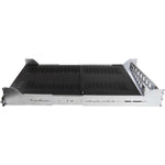 StarTech.com 2U Vented Sliding Rack Shelf w/ Cable Management Arm & 27.7 to 31.6in Adjustable Mounting Depth - 50lbs / 22.7kg - 24in Deep - Left view