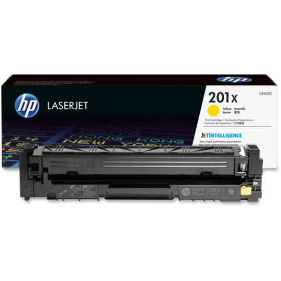 HP 201X (CF402X) Original High Yield Laser Toner Cartridge - Single Pack - Yellow - 1 Each - Collections