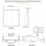 StarTech.com 2U Server Rack Cabinet Shelf - Fixed 18' Deep Cantilever Rackmount Tray for 19' Data/AV/Network Enclosure - Weight Cap. 125lbs/56kg - Alternate view 7