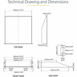 StarTech.com 2U Server Rack Cabinet Shelf - Fixed 18' Deep Cantilever Rackmount Tray for 19' Data/AV/Network Enclosure - Weight Cap. 125lbs/56kg - Alternate view 13