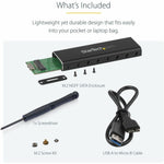 StarTech.com Drive Enclosure SATA/600, M.2 - USB 3.0 Micro-B Host Interface - UASP Support External - Black - TAA Compliant - Alternate view 7