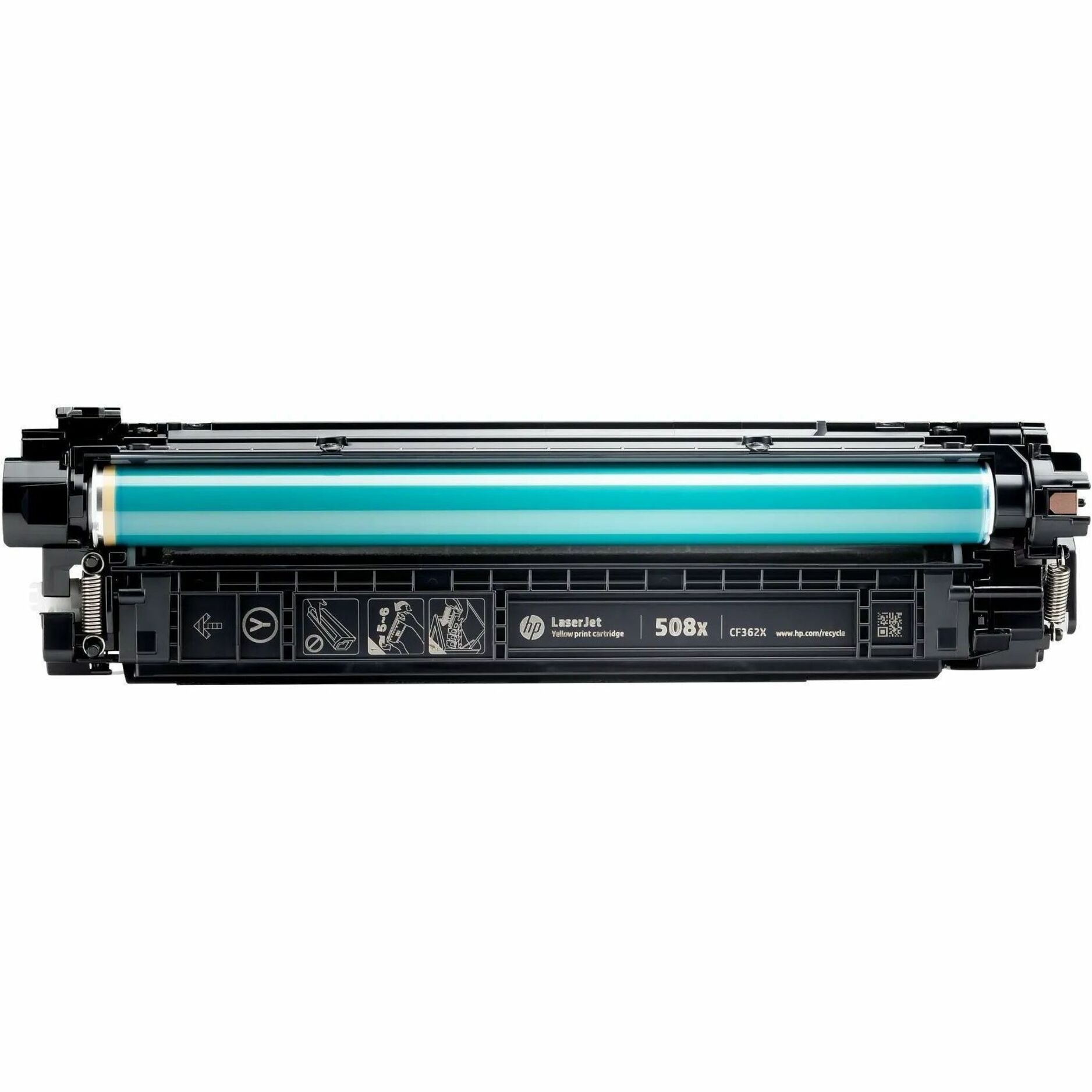HP 508X (CF362X) Original High Yield Laser Toner Cartridge - Single Pack - Yellow - 1 Each - Product tour