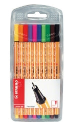 Stabilo Pen Fibre Tip Point 88 0.4 PK10 (Each)