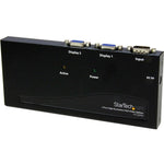 StarTech.com Signal Splitter - Steel - Black - TAA Compliant - Left view