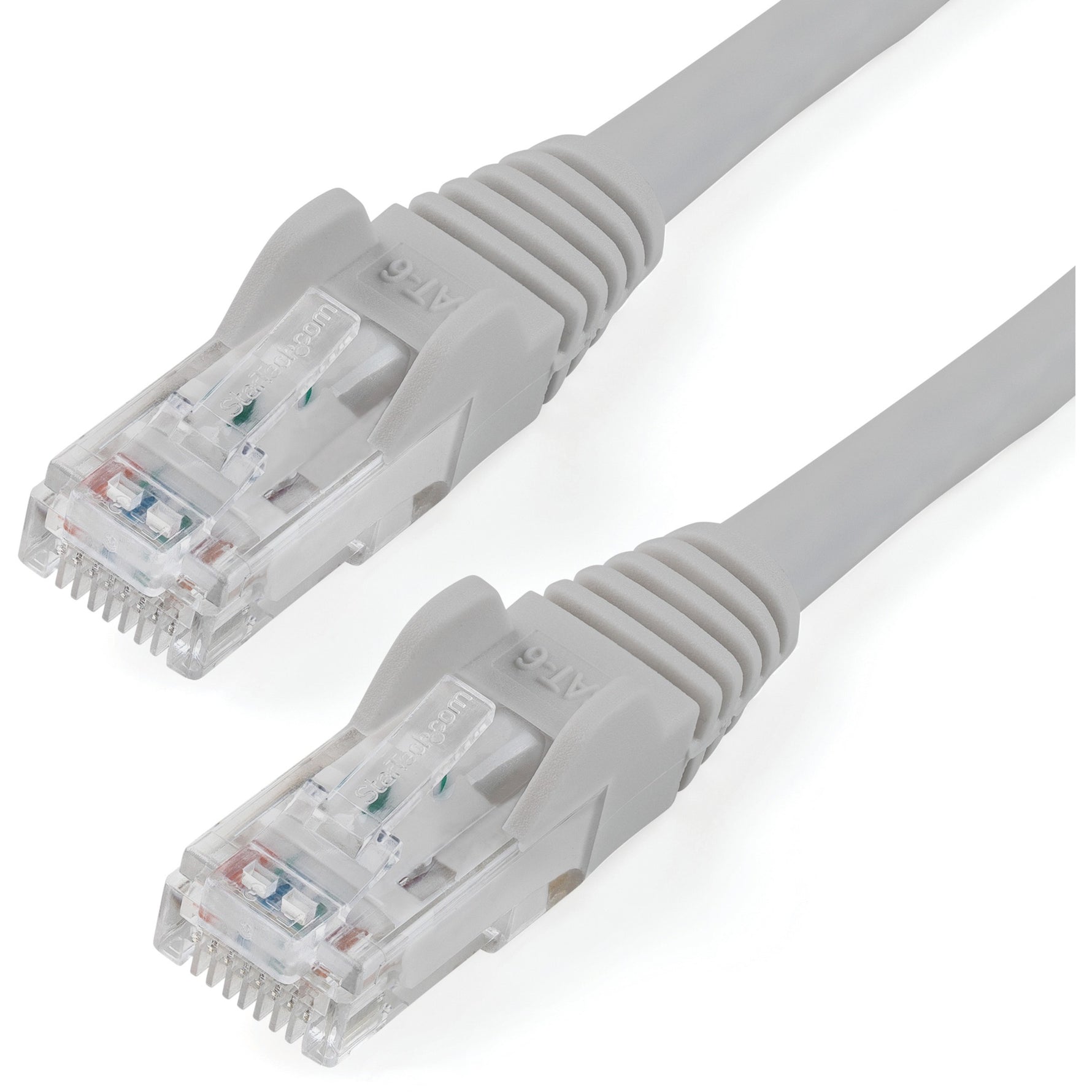 StarTech 5m CAT6 Ethernet Cable - Grey Snagless Gigabit - 100W PoE UTP 250Mhz Category 6 Patch Cord UL Certified Wiring/TIA