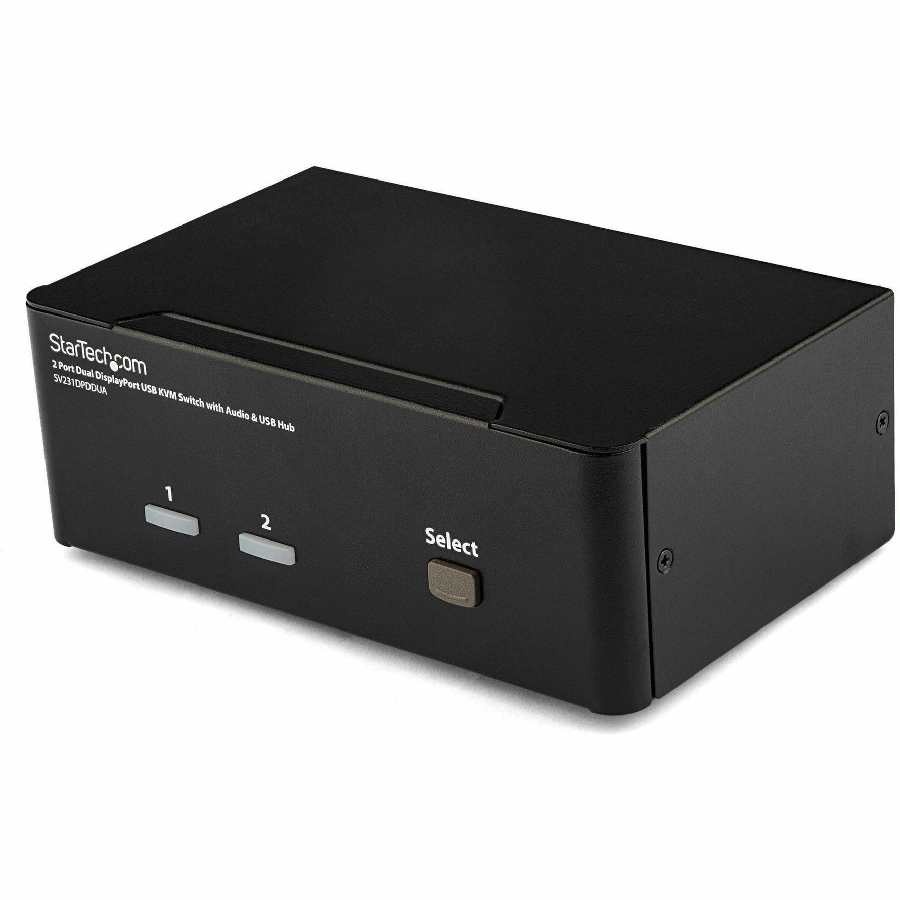 StarTech.com 2 Port Dual DisplayPort USB KVM Switch with Audio