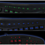 Adesso Tru-Form AKB-150EB Keyboard - Full-size - Cable Connectivity - USB Interface - RGB LED - English (US) - Black - Alternate view 8