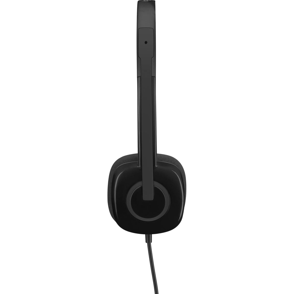 Logitech H151 Wired Over-the-head Stereo Headset - Black - Right view