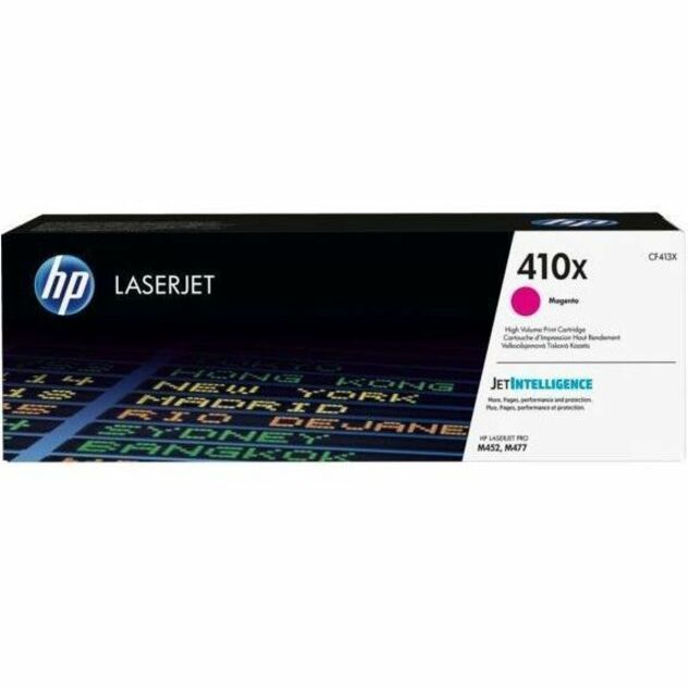 HP 410X (CF413X) Original High Yield Laser Toner Cartridge - Single Pack - Magenta - 1 Each
