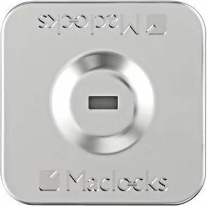 Universal VHB Adhesive Security Plate Silver