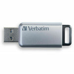 Verbatim Store 'n' Go Secure Pro 32 GB USB 3.0 Flash Drive - Silver - 256-bit AES - TAA Compliant - Top view