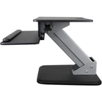 StarTech.com Height Adjustable Standing Desk Converter - Sit Stand Desk with One-finger Adjustment - Ergonomic Desk - Left view