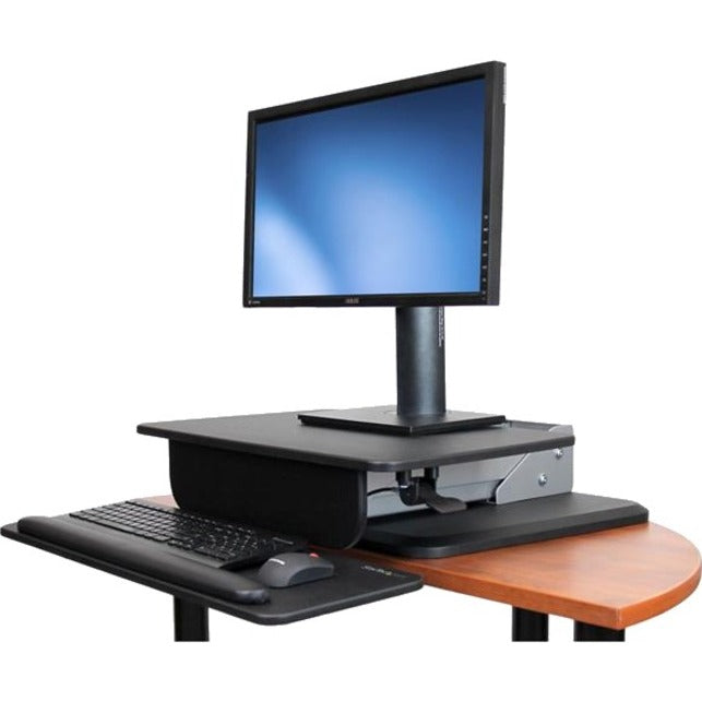 StarTech.com Height Adjustable Standing Desk Converter - Sit Stand Desk with One-finger Adjustment - Ergonomic Desk - Top view
