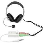 StarTech.com 3.5mm 4 Position to 2x 3 Position 3.5mm Headset Splitter Adapter M/F - White - Right view