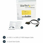StarTech.com USB 3.1 (10Gbps) Adapter Cable for 2.5' SATA SSD/HDD Drives - Alternate view 6